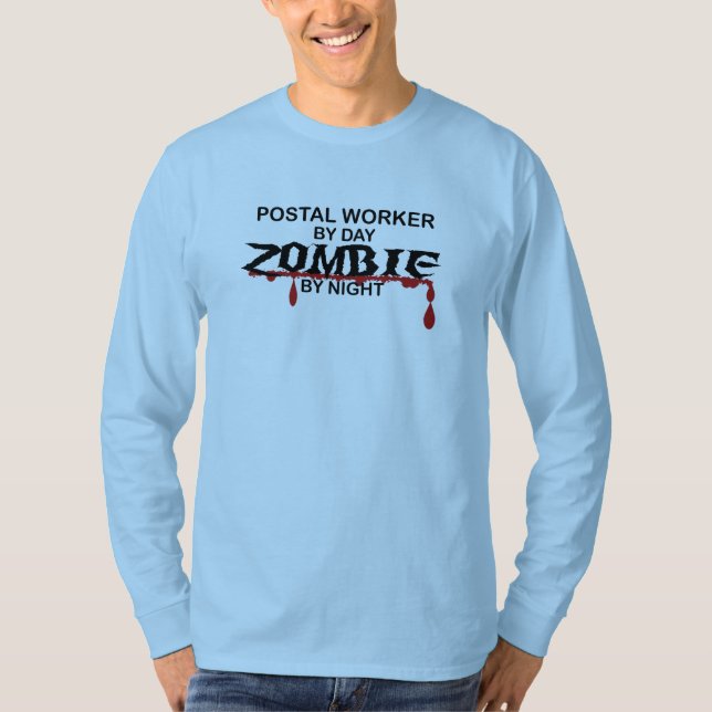 Camiseta Zombi del empleado de correos (Anverso)