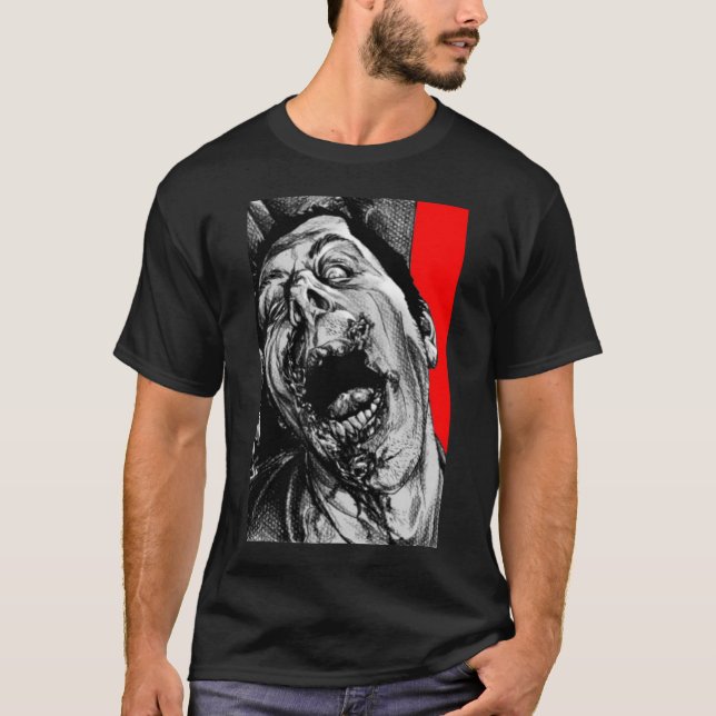 Camiseta Zombi del pavor (Anverso)