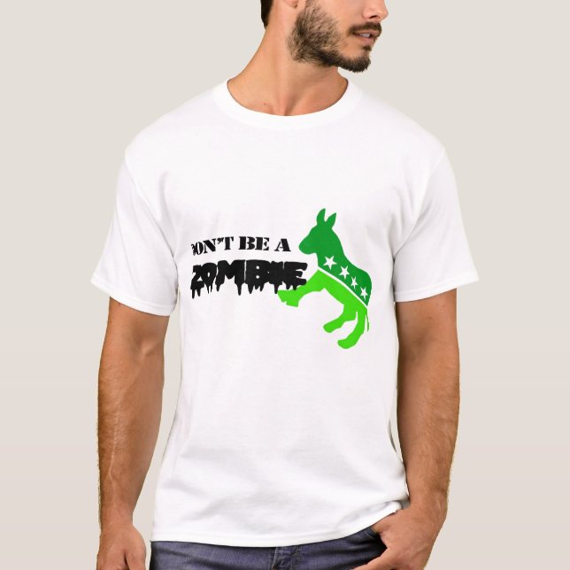 Camiseta Zombi Demócrata (Anverso)
