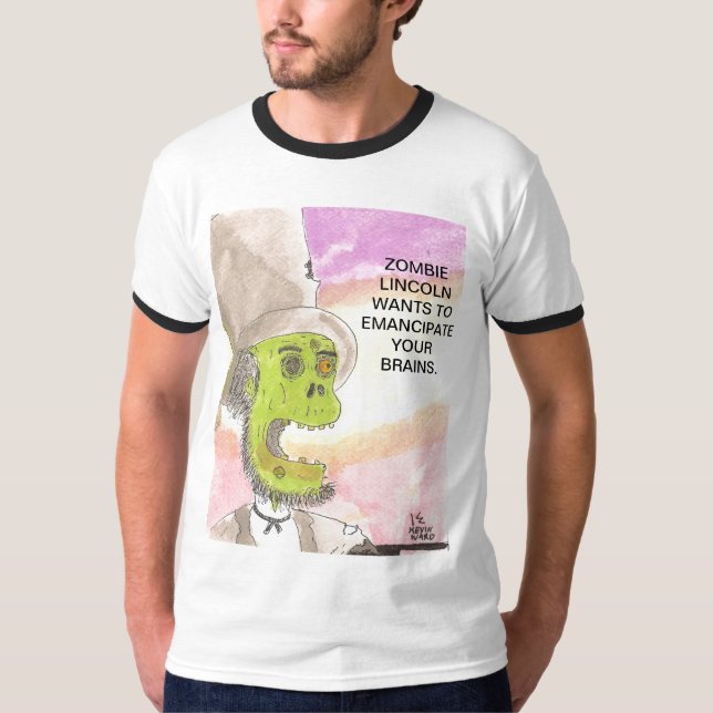 Camiseta Zombi Lincoln (Anverso)