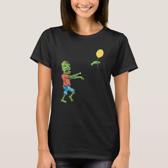 Camiseta Zombi Perdió su Globo (Anverso)