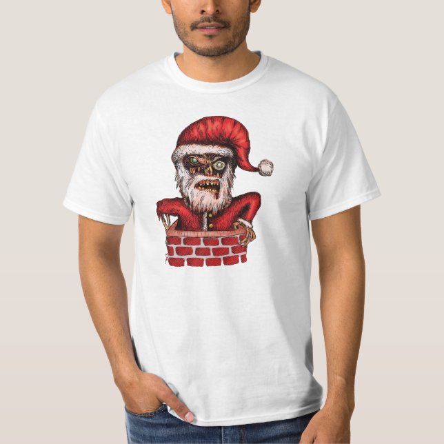 Camiseta Zombi Santa (Anverso)