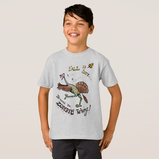 Camiseta Zombi Turquía (Anverso completo)