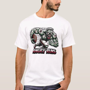 Camiseta Zombi verde enojado - Bodybuilder Soccer Player Ru
