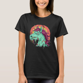 Camiseta Zombicornio Zombie Unicornio Scary Halloween