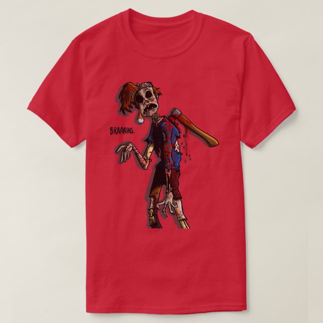 Camiseta Zombie (Diseño del anverso)