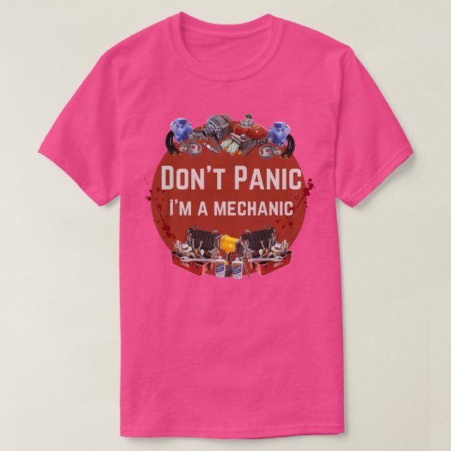 Camiseta Zombie 7 días para morir mecánico gracioso (Diseño del anverso)