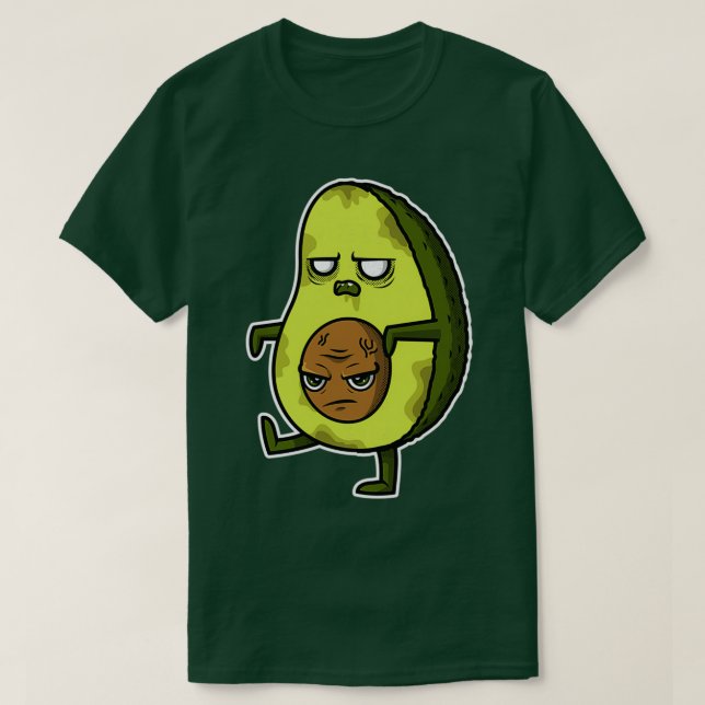 Camiseta Zombie aguacate Classic TShirt (Diseño del anverso)