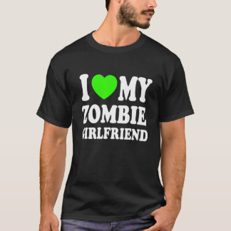 Camiseta zombie - Amo a mi novia zombie - golpe