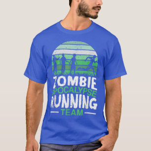 Camiseta Zombie Apocalipsis Corriendo Equipo Halloween Tric
