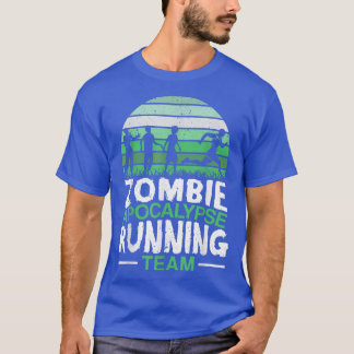 Camiseta Zombie Apocalipsis Corriendo Equipo Halloween Tric