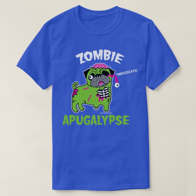 CAMISETA ZOMBIE APUGALYPSE (Diseño del anverso)