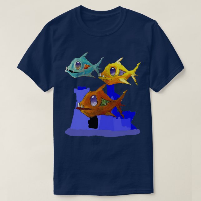 Camiseta Zombie Aquarium Classic TShirt (Diseño del anverso)