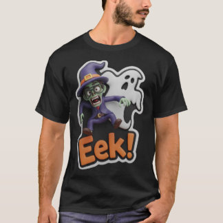 Camiseta Zombie asustado y fantasma para divertirse en Hall