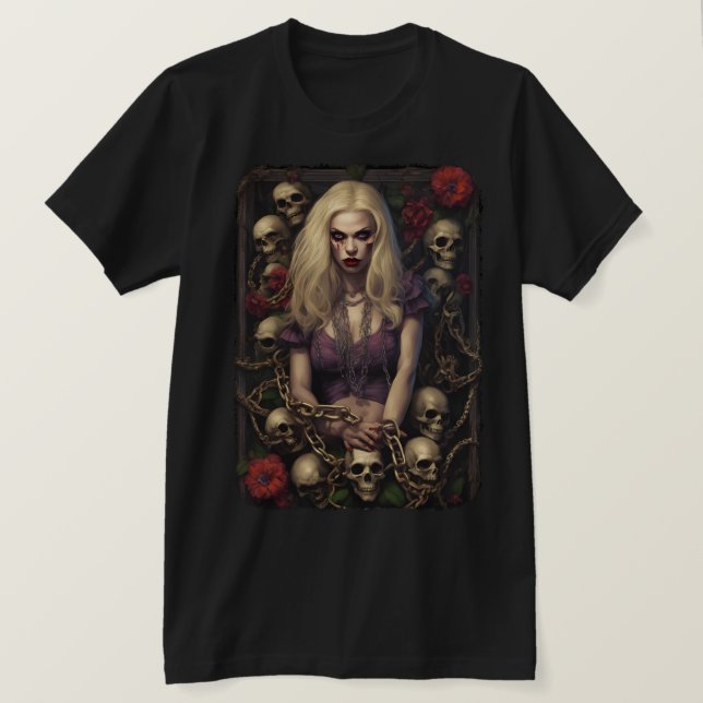 Camiseta Zombie Babe 05 (Anverso del diseño)