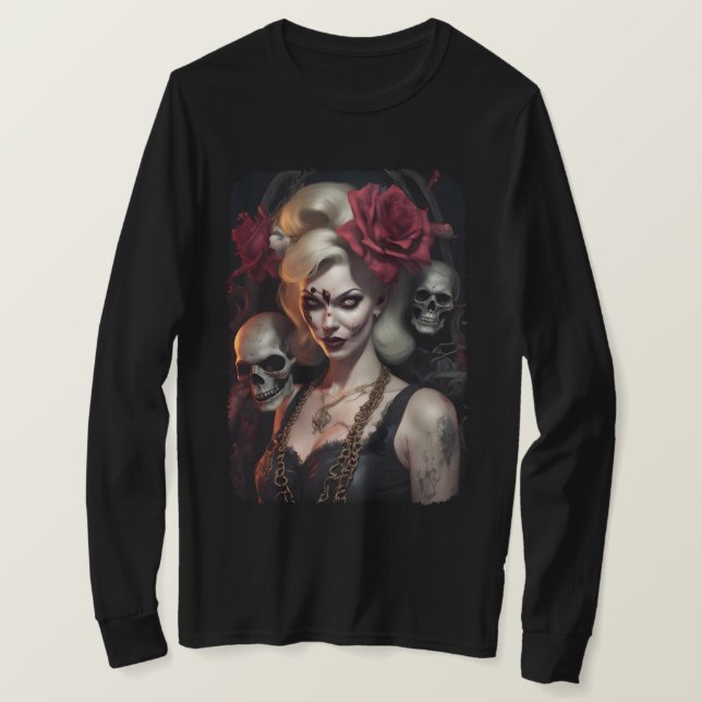 Camiseta Zombie Babe 07 (Anverso del diseño)