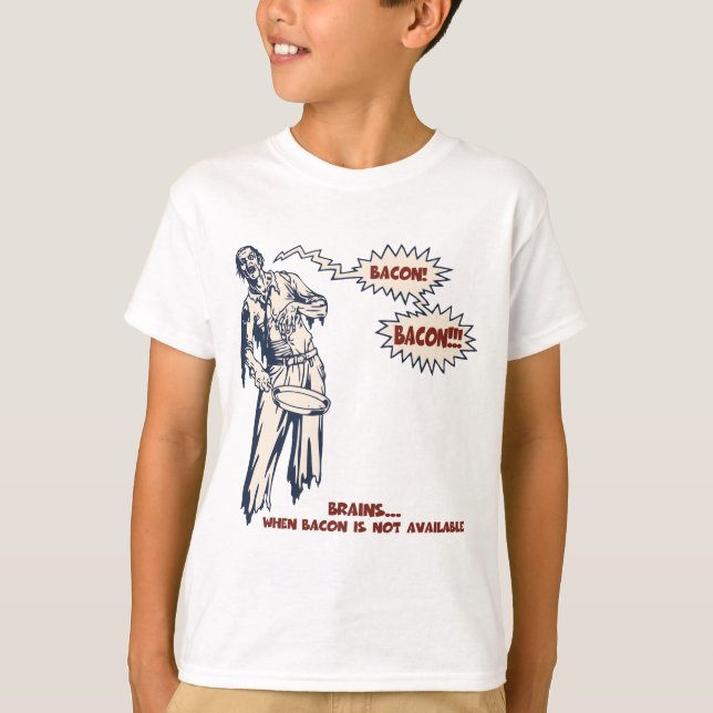 Camiseta Zombie - Bacon (Anverso)
