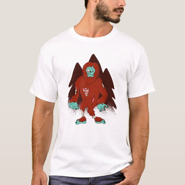 Camiseta Zombie Bigfoot (Anverso)