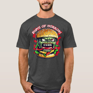 Camiseta Zombie Burger Buns of Horror