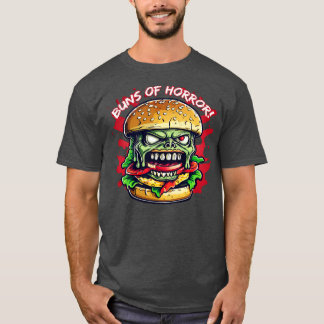 Camiseta Zombie Burger Buns of Horror
