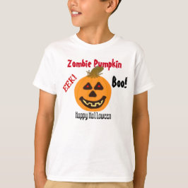 Camiseta Zombie Calabaza Halloween Boo