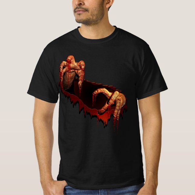 Camiseta Zombie Camiseta Halloween Camiseta Gory Z (Anverso)