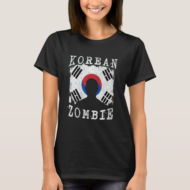 Camiseta Zombie coreano (Anverso)