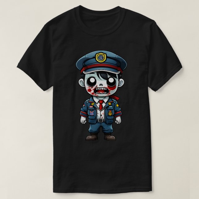Camiseta Zombie coreano piloto (Diseño del anverso)