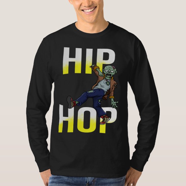 Camiseta ZOMBIE Dancing HIP HOP Breakdancing Kids or Adults (Anverso)
