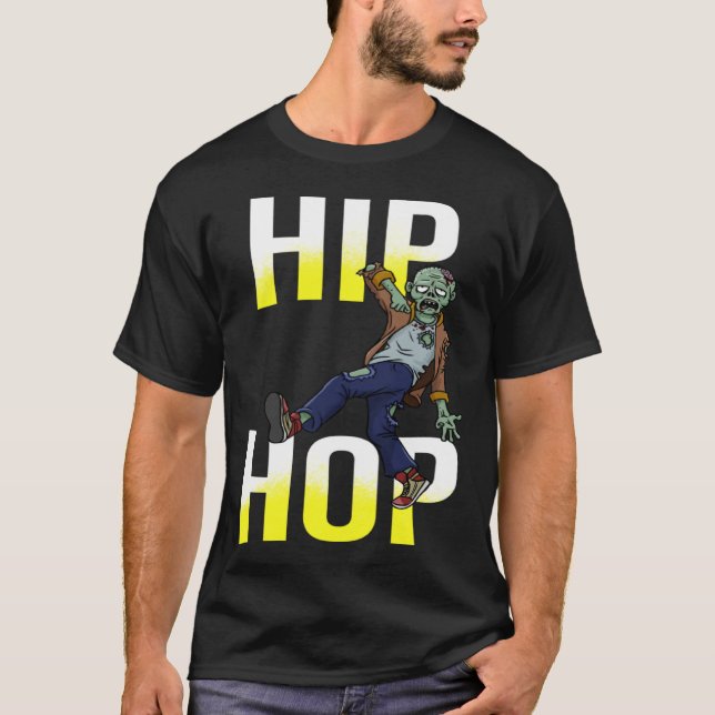 Camiseta ZOMBIE Dancing HIP HOP Breakdancing Kids or Adults (Anverso)