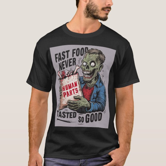 Camiseta "Zombie de comida rápida" (Anverso)