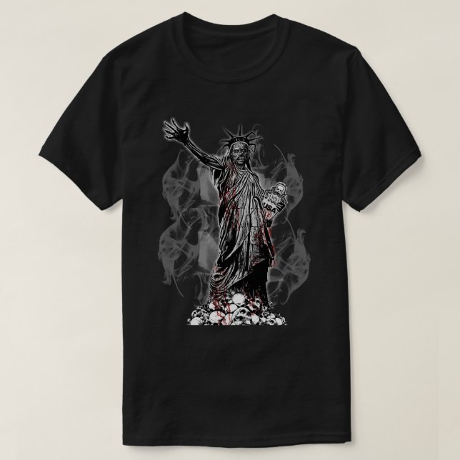 Camiseta Zombie de la libertad (Diseño del anverso)