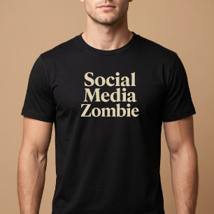 Camiseta Zombie de las Redes Sociales