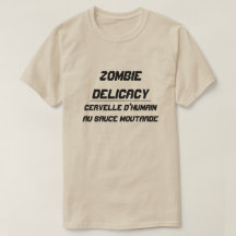 Zombie Delicacy El cerebro humano con salsa de mos