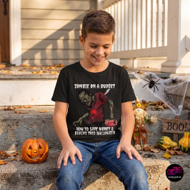Camiseta Zombie Divertido Con Presupuesto Halloween