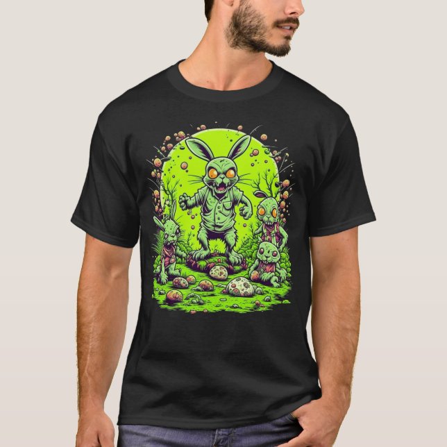 Camiseta Zombie Easter Bunny (Anverso)