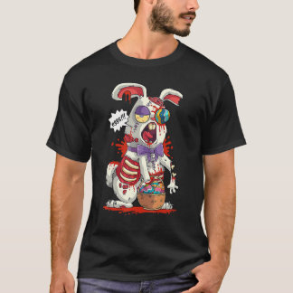 Camiseta Zombie Easter Bunny Easter Egg Scary Easter Adult