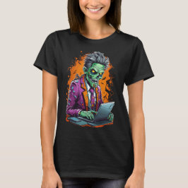 Camiseta Zombie en la Cubicle | Halloween