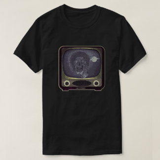 Camiseta Zombie en TV - Oro