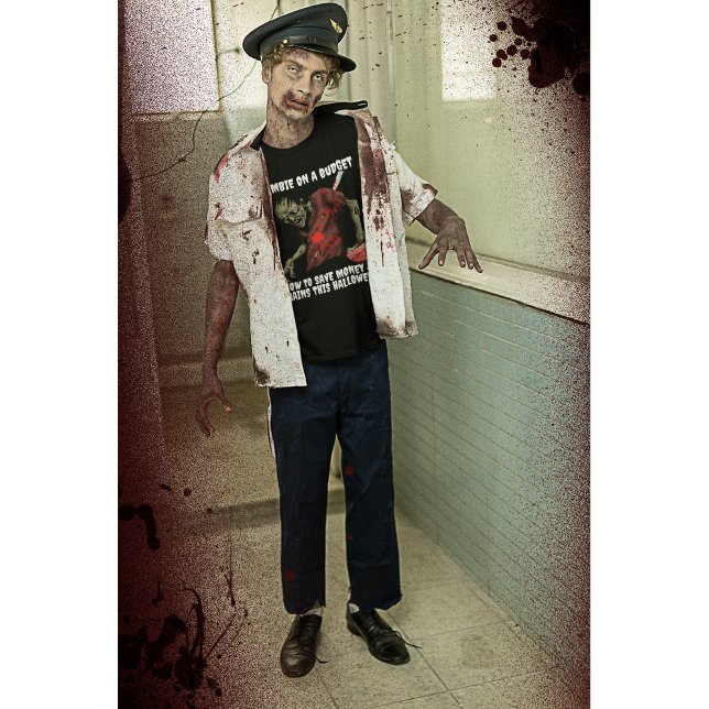 Camiseta Zombie En Una Halloween Presupuestaria (Subido por el creador)