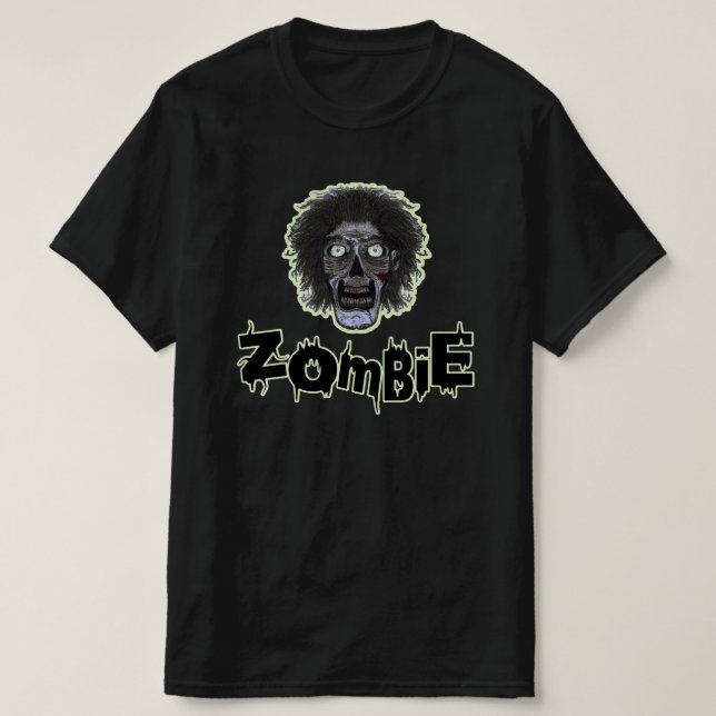 Camiseta ZOMBIE Face (Diseño del anverso)
