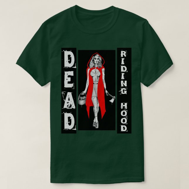 Camiseta Zombie Fairytales Hood DEAD RIDING HOOD 1 (Diseño del anverso)