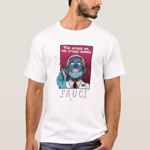 Camiseta Zombie Fauci Ciencia Anti Máscara Arresto Fauci Dr