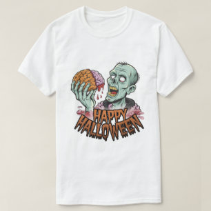 Camiseta Zombie: Feliz Halloween