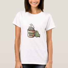 Camiseta Zombie Fuel Brain Coffee Halloween