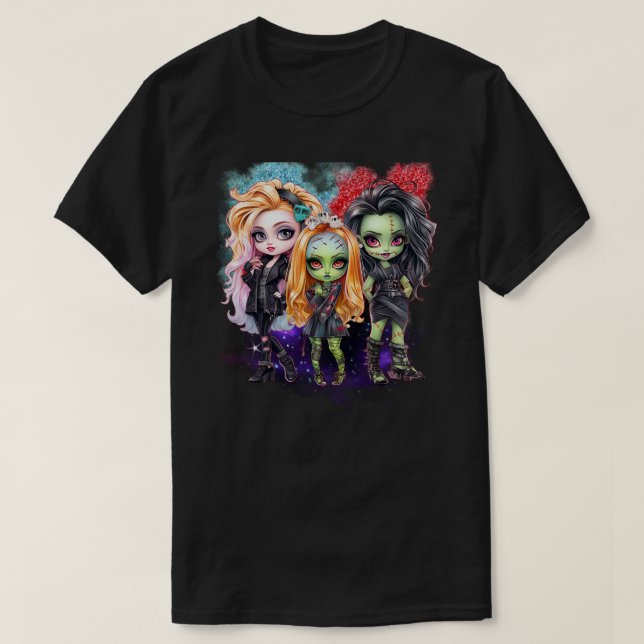 Camiseta Zombie Girls (Diseño del anverso)
