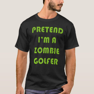 Camiseta Zombie Golfer Golfers Costuve Halloween