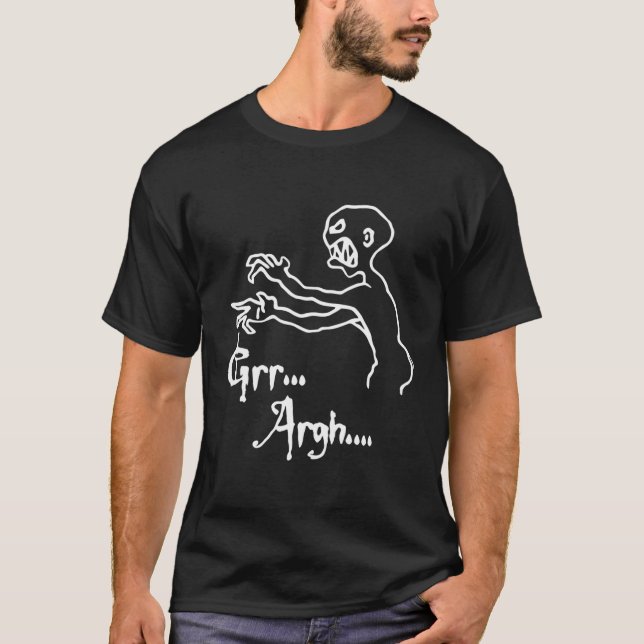 Camiseta Zombie Grr Argh (Anverso)
