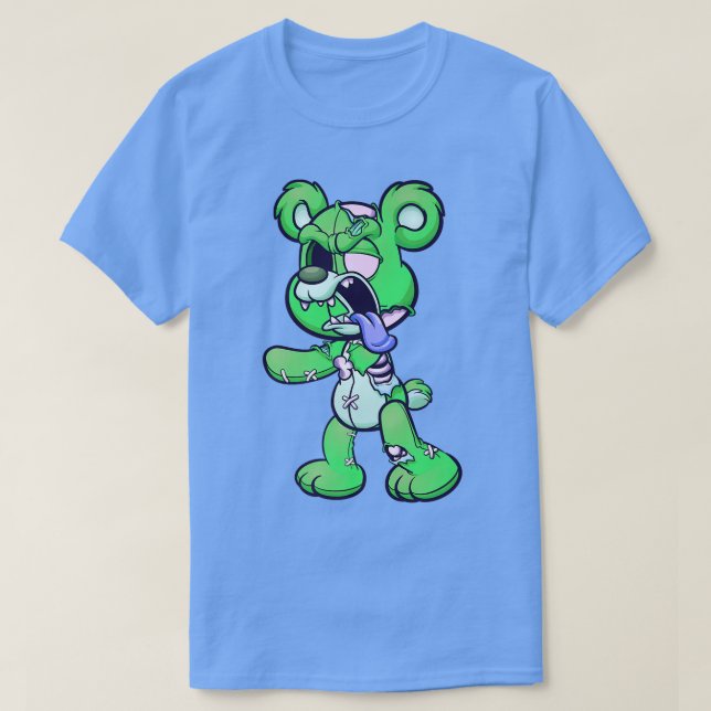 Camiseta Zombie Gummy Bear Gummy Bear Premium (Diseño del anverso)