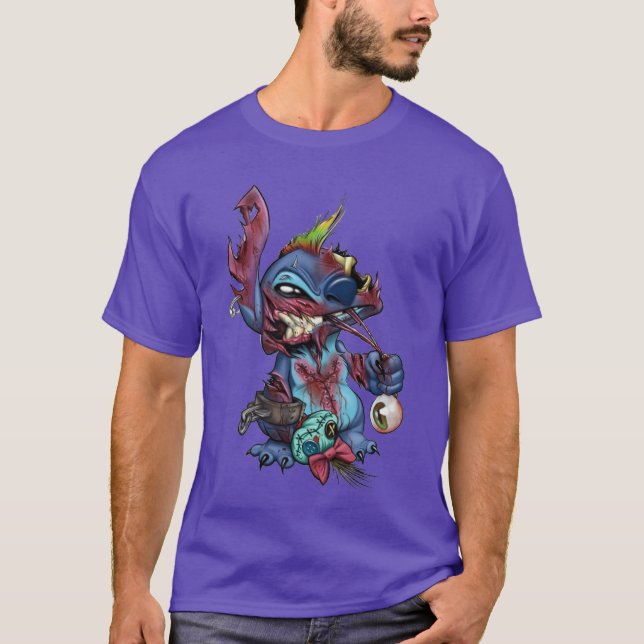 Camiseta Zombie Halloween Oversized (Anverso)